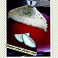 recette Cheese cake citron vert,le goût sensationnel...