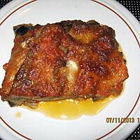 recette PARMIGIANA ( aubergine à la parmesane)