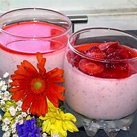 recette verrine aux fraises