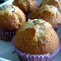 recette Muffins à la lavande