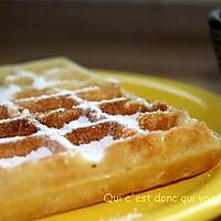 recette Gaufres et sucre glace maison sans gluten et sans lactose