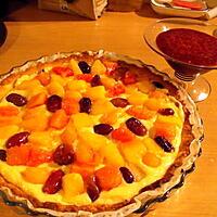 recette TARTE AUX FRUITS ET SON COULIS DE FRUITS