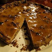 recette Tarte aux pruneaux et au chocolat