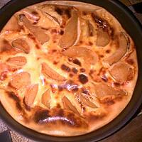 recette Flognarde aux poires caramelisees flambees