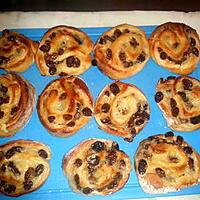 recette mes pains aux raisins