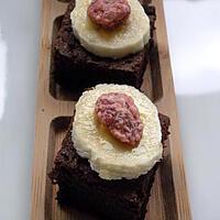 recette brownies banane-fraise