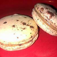 recette ~ Macaron au caramel à la banane ~