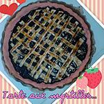 recette Taarte aux myrtilles ( plus simple, y a pas!)