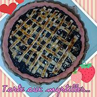 recette Taarte aux myrtilles ( plus simple, y a pas!)