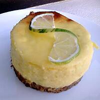 recette cheese cake au citron vert