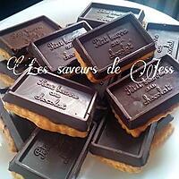 recette petit beurre au chocolat