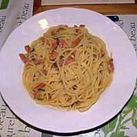 recette Spaghetti  carbonara di mia zia (spaghetti carbonara, recette de ma tante)