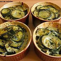 recette Courgettes aux herbes fraîches et son petit gratin simplissime