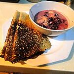 recette Crêpes de sarrasin avec sauce aux fruits