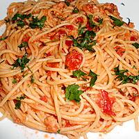 recette SPAGHETTI  A  MODO  MIO