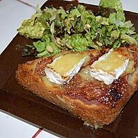 recette Tartine figue/camenbert