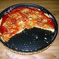 recette pizza lard-mozzarella