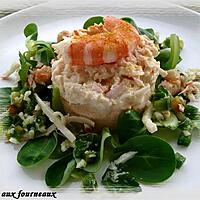 recette Timbale de crabe à la bisque de homard