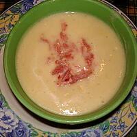 recette Velouté de chou fleur et ces lardons