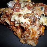 recette Lasagnes aubergines et roquefort