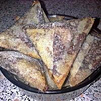 recette ~ Samosas chocolat banane ~