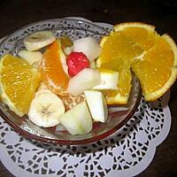 recette Salade de fruits au vin blanc.