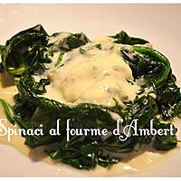 recette Epinards gourmands