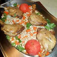 recette Confit de canard aux haricots tarbais