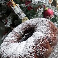 recette Couronne chocolaté de noel enneigés