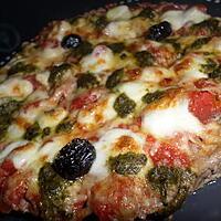 recette Pizza de viande hachée mozzarella