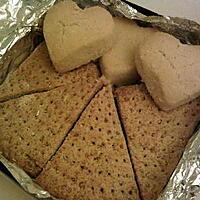 recette SHORTBREAD CLOTTED CREAM - (triangles sur la photo)