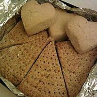 recette SHORTBREAD CLOTTED CREAM - (triangles sur la photo)