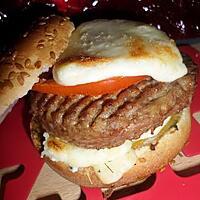 recette Burger au babybel