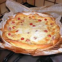 recette Quiche aux lardons et aux tomates cerises