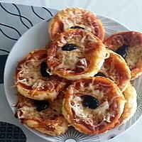 recette mini pizza au fromage