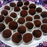 recette Truffes au chocolat sans oeufs.