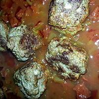 recette boulettes de boeuf à la sauce tomate