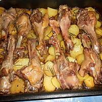 recette manchons de canard confits pommes de terre aux cepes
