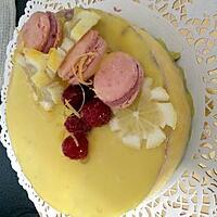 recette bavarois citrons framboise speculose