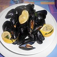 recette IMPEPATA  DI COZZE  (MOULES)  AL LIMONE