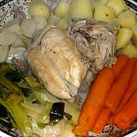 recette Poule au pot façon pot-au-feu