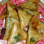 recette Samoussas épicés aux légumes
