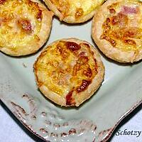 recette Mini quiches pour l'apéritif