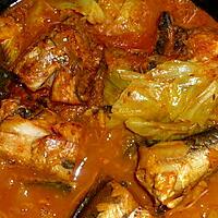 recette Carri merlu