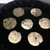 recette Cookies au chocolat noir pas trop sucrés