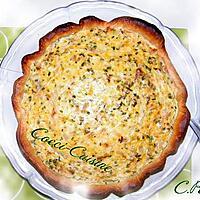 recette Quiche à la courgette jaune