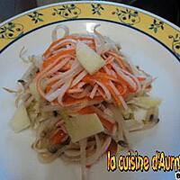 recette Salade chinois au surimi