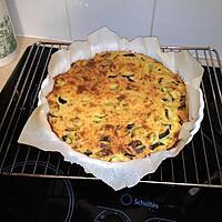 recette TARTE AUX COURGETTES SANS PATE