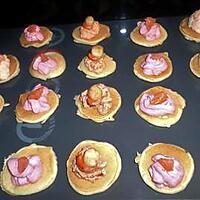 recette Assortiments de mini blinis pour l'aperitif