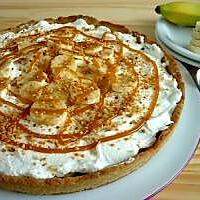 recette tarte banane caramel